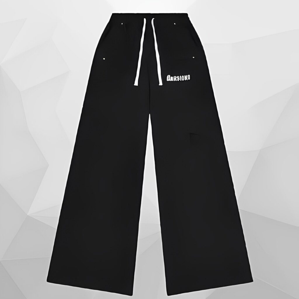 Bold Black Carsicko FTP Stamp Pants