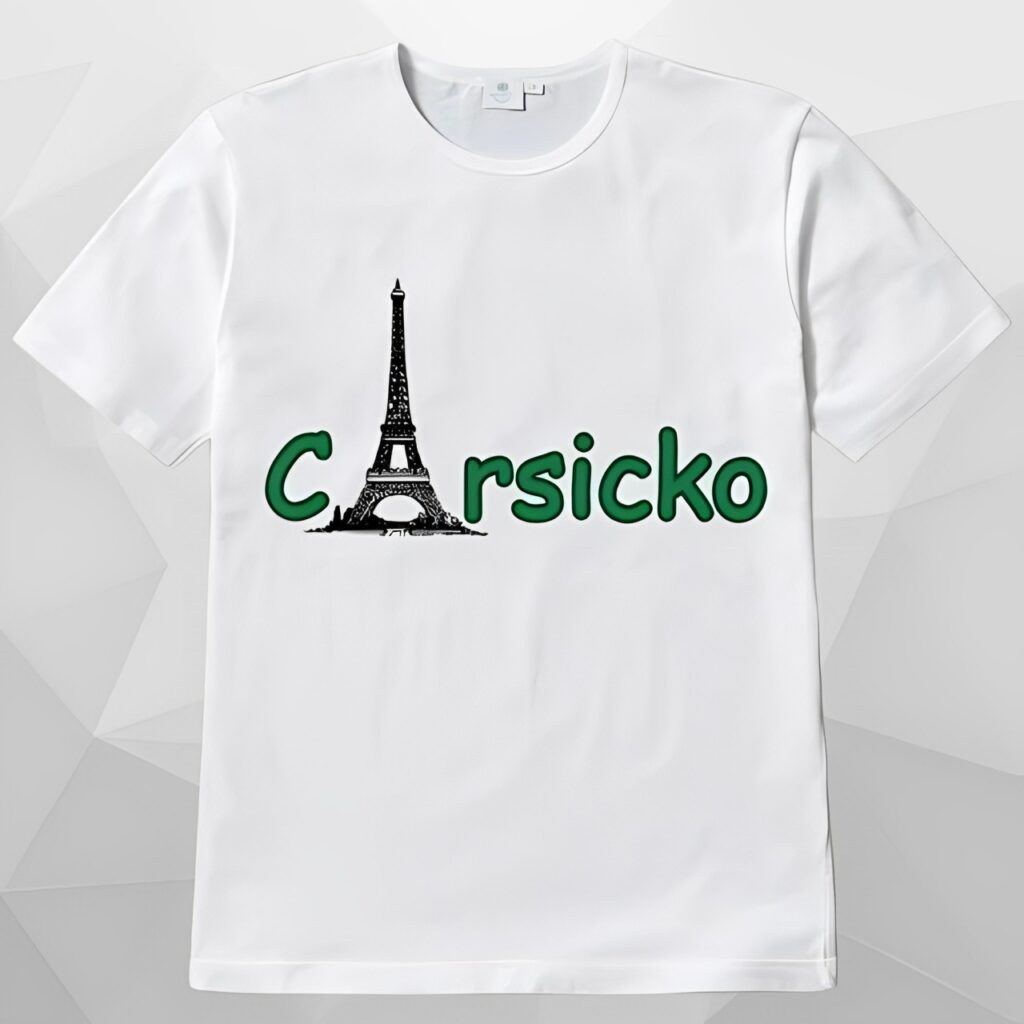 Carsicko Eiffel Tower Graphic Tee