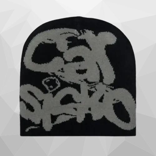 Carsicko FTP Beanie in Sleek Black and Grey