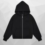 Essential Carsicko Core Zip Hoodie in Black