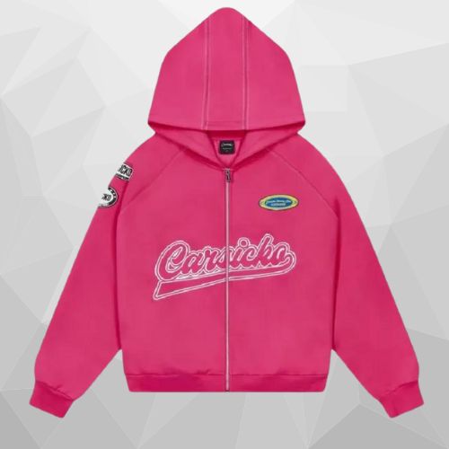 Pink Carsicko Racing Club Hoodie